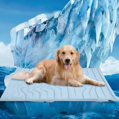 Vagascape Cooling Pet Mat/All Season Pet Mat, Eco-Friendly for Large Dog, Cats Use in Crate, Trunk, Camping, Portable, Machine Washable,